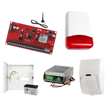 SYSTEM ALARMOWY GENEVO GSM-8 CZUJKA BINGO POWIADOMIENIE GSM